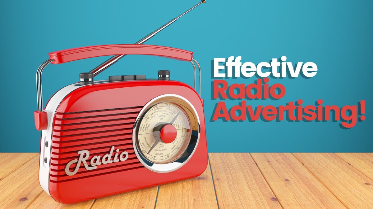 Graphic for effective radio advertising