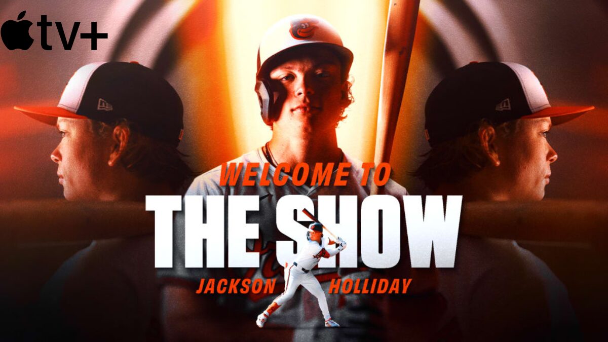 Graphic for the Baltimore Orioles debiut of Jackson Holliday