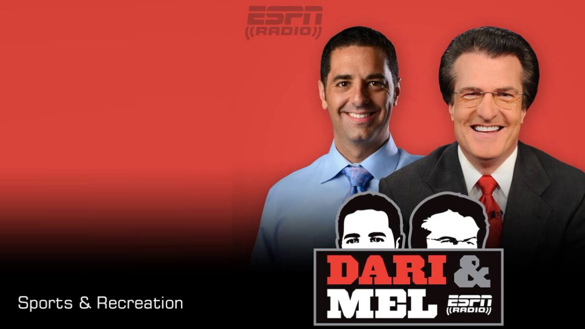 Graphic for Dari and Mel on ESPN Radio