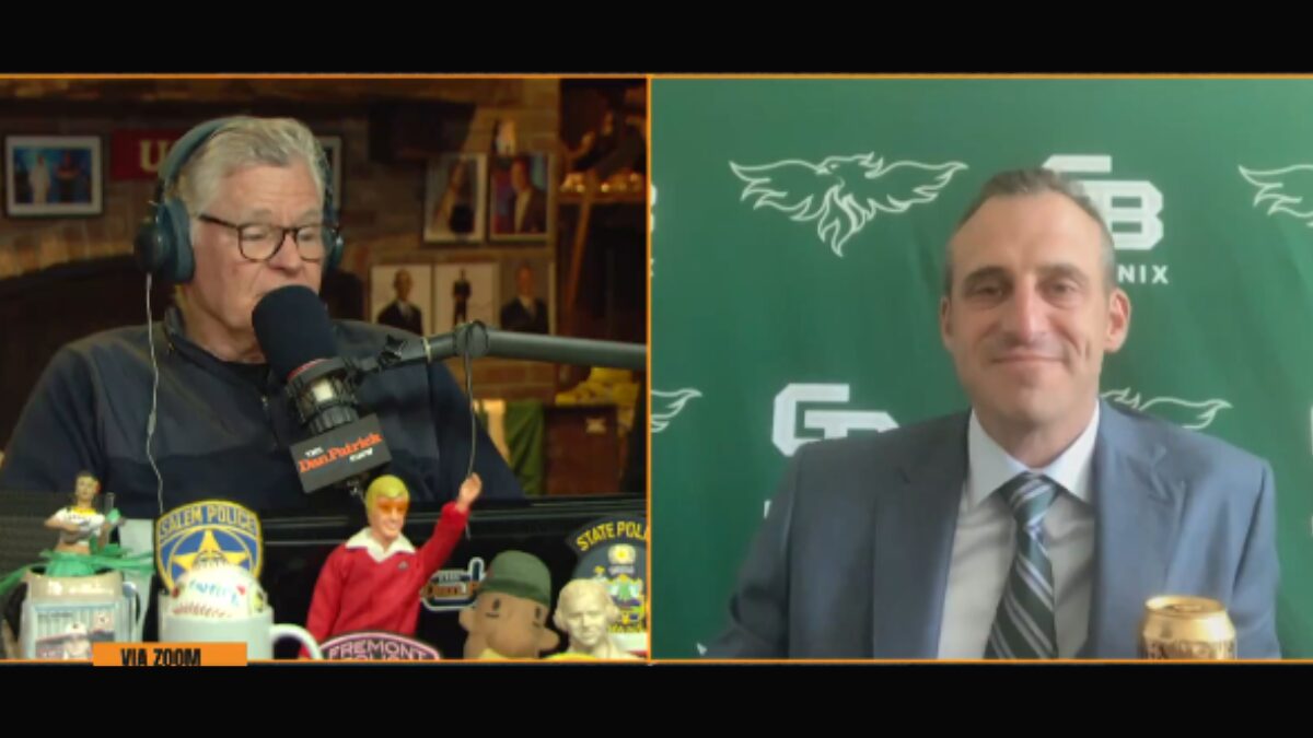 Screengrab of The Dan Patrick Show with guest Doug Gottlieb