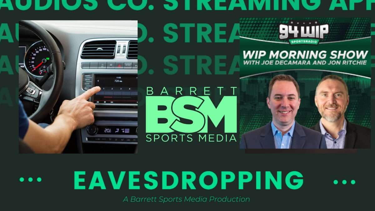 Graphic for Eavesdropping on WIP Morning Show