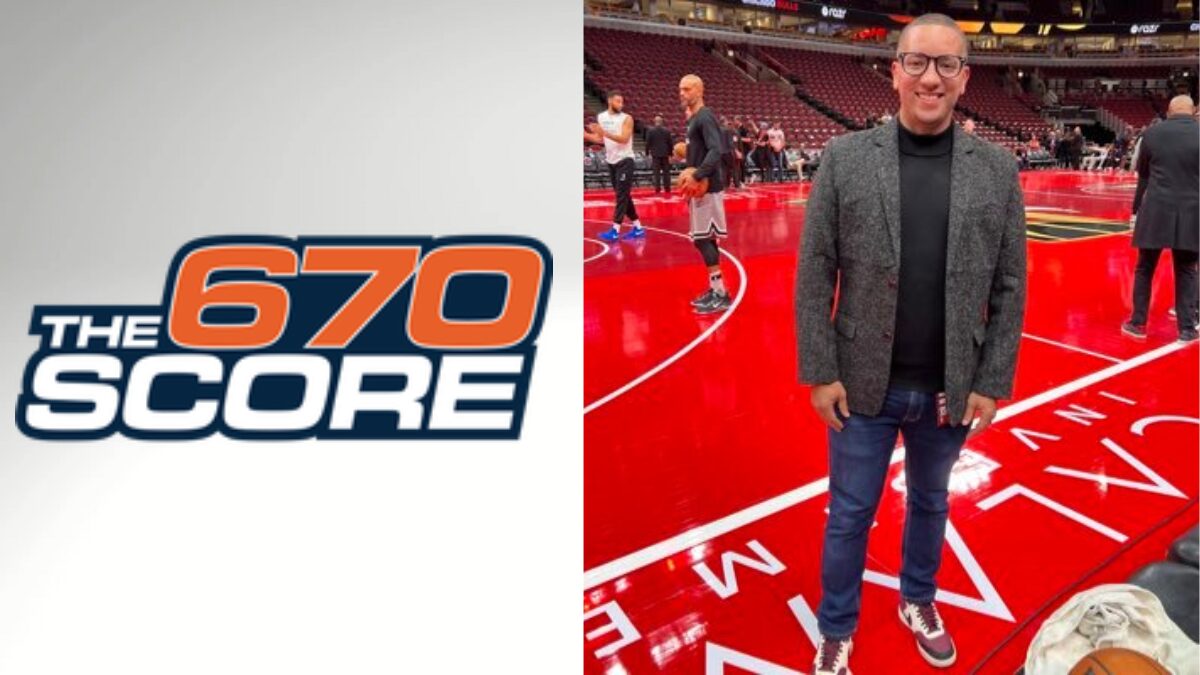 Photo of Gabe Ramirez and a logo for 670 The Score