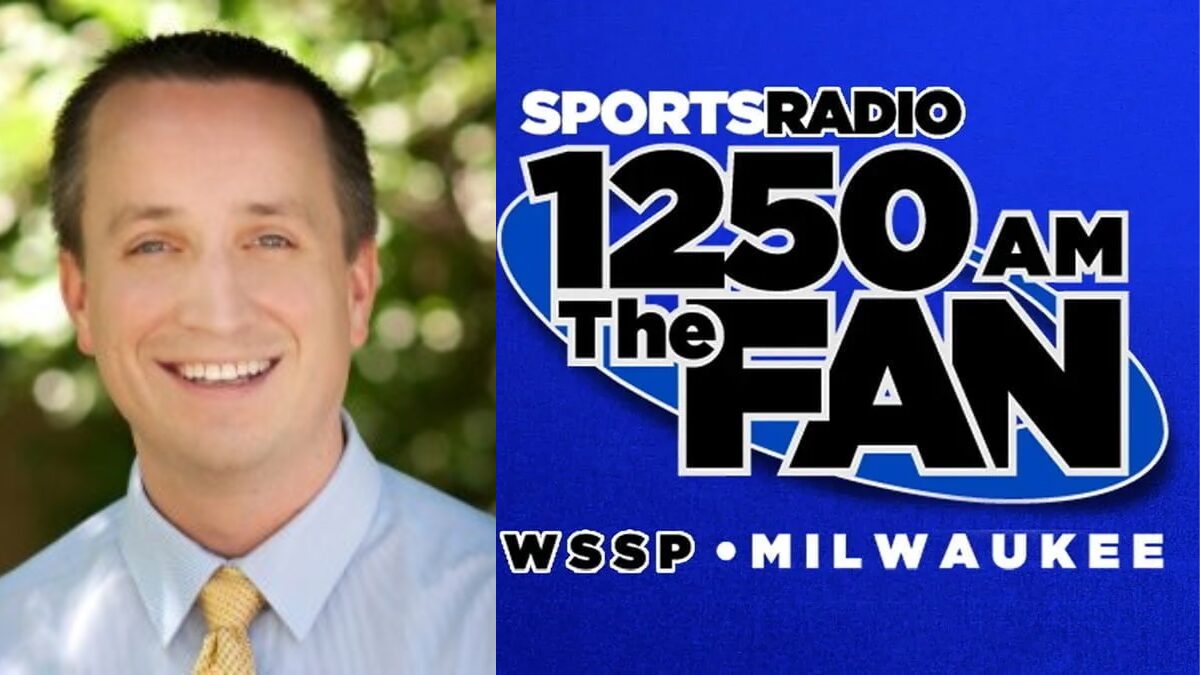 Photo of Steve Fifer and a logo for 1250 The Fan