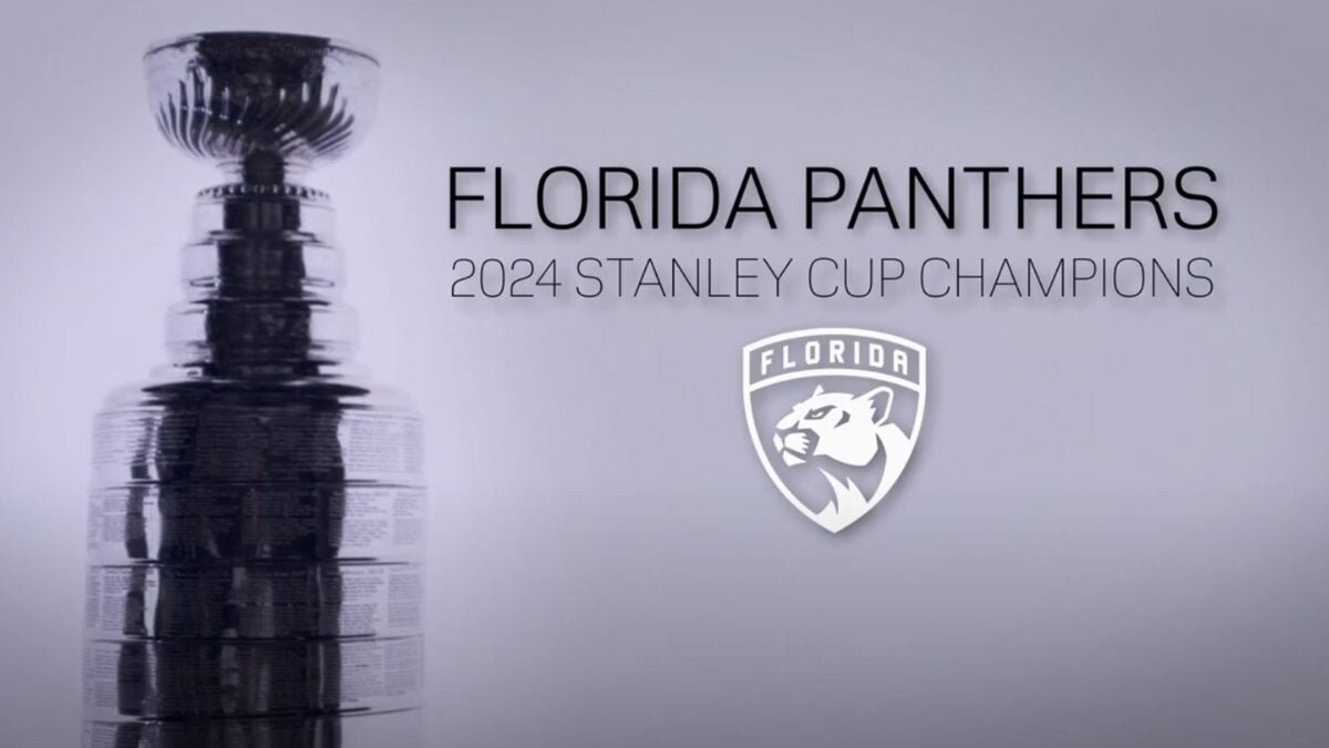 Graphic for the Florida Panthers winning the Stanley Cup