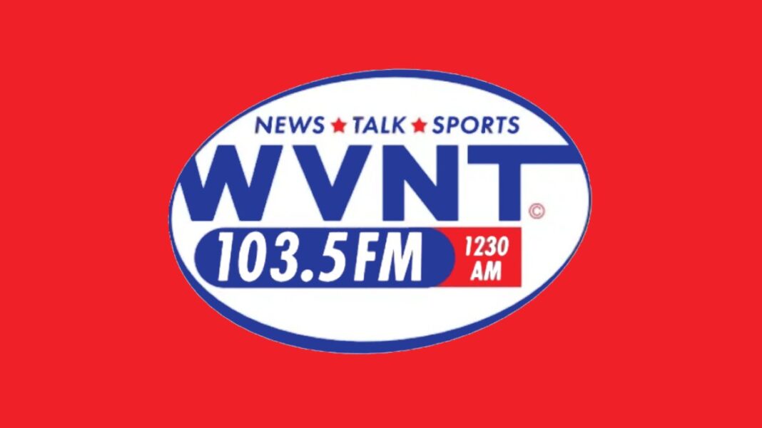 A photo of the WVNT logo