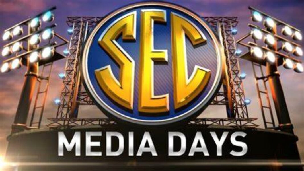 Graphic for SEC Media Days