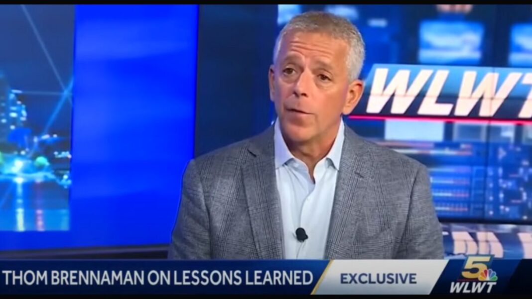 Screengrab of Thom Brennaman on WLWT