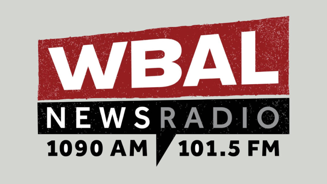 A photo of the WBAL logo