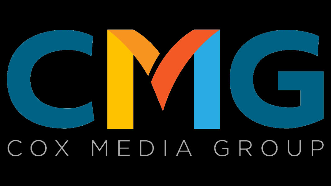 A photo of the Cox Media Group logo