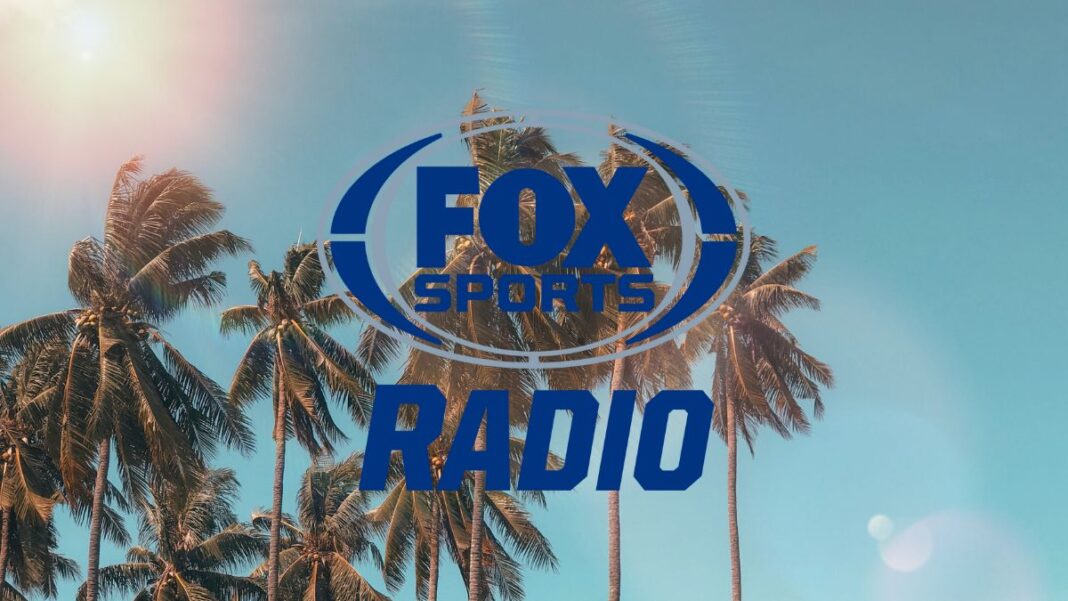 A photo of the FOX Sports Radio logo