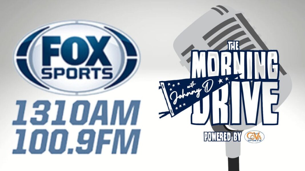 Graphic for WGH 1310 AM and a logo for their new morning show