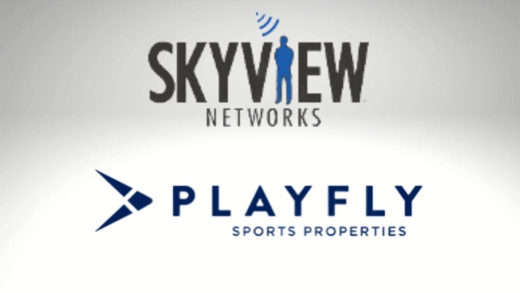 Logos for Skyview and Playfly