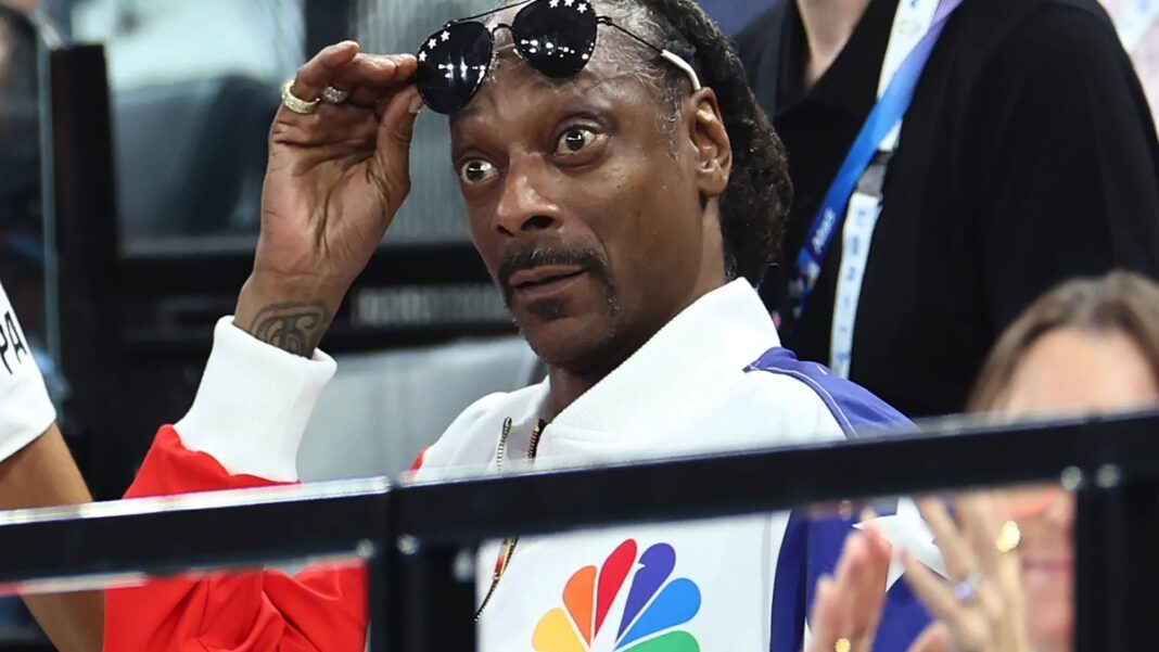 Snoop Dogg watched Olympic gymnastics