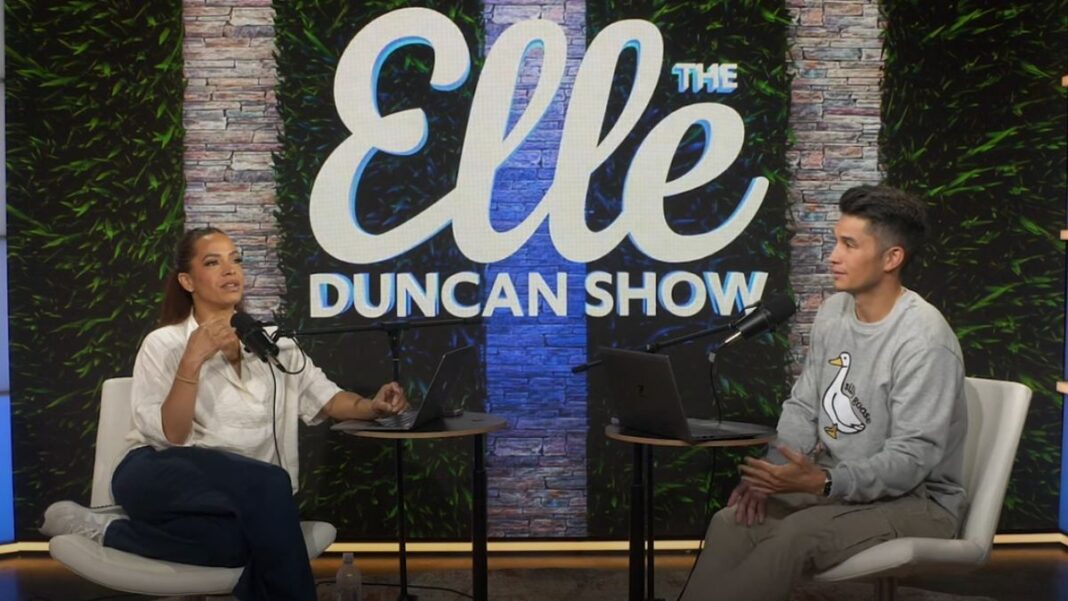 Screengrab of The Elle Duncan Show