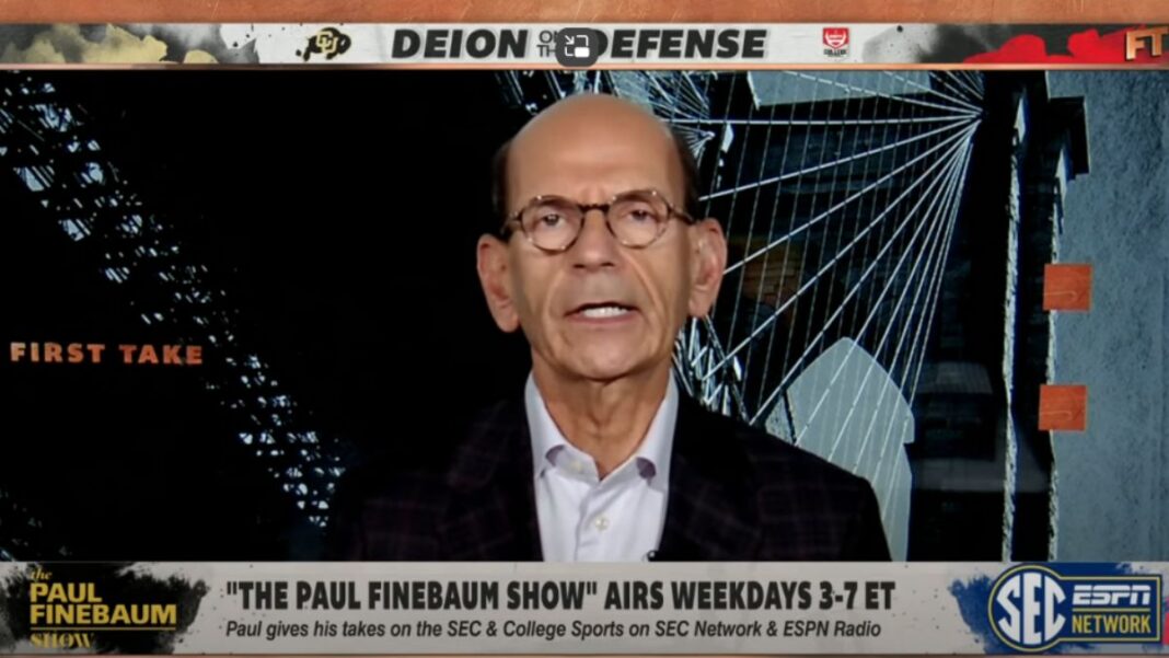 Screengrab of Paul Finebaum