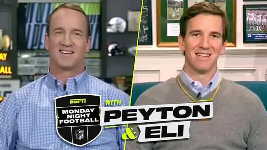 Monday Night Football with Peyton and Eli