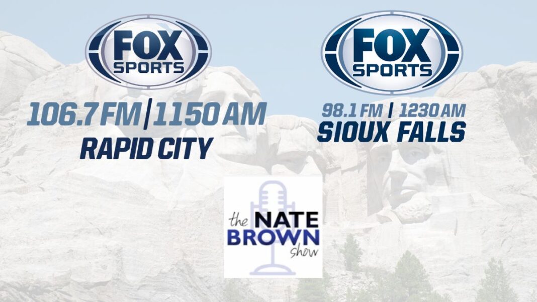 Logos for FOX Sports Rapid City, FOX Sports Sioux Falls and The Nate Brown Show