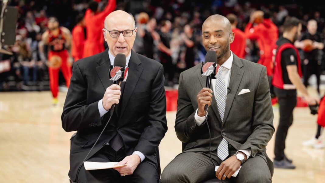 Photo of Portland Trail Blazers TV announcers