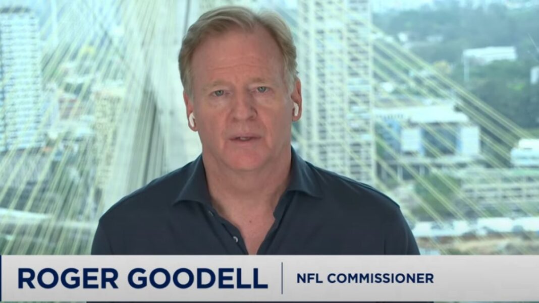 Screengrab of Roger Goodell