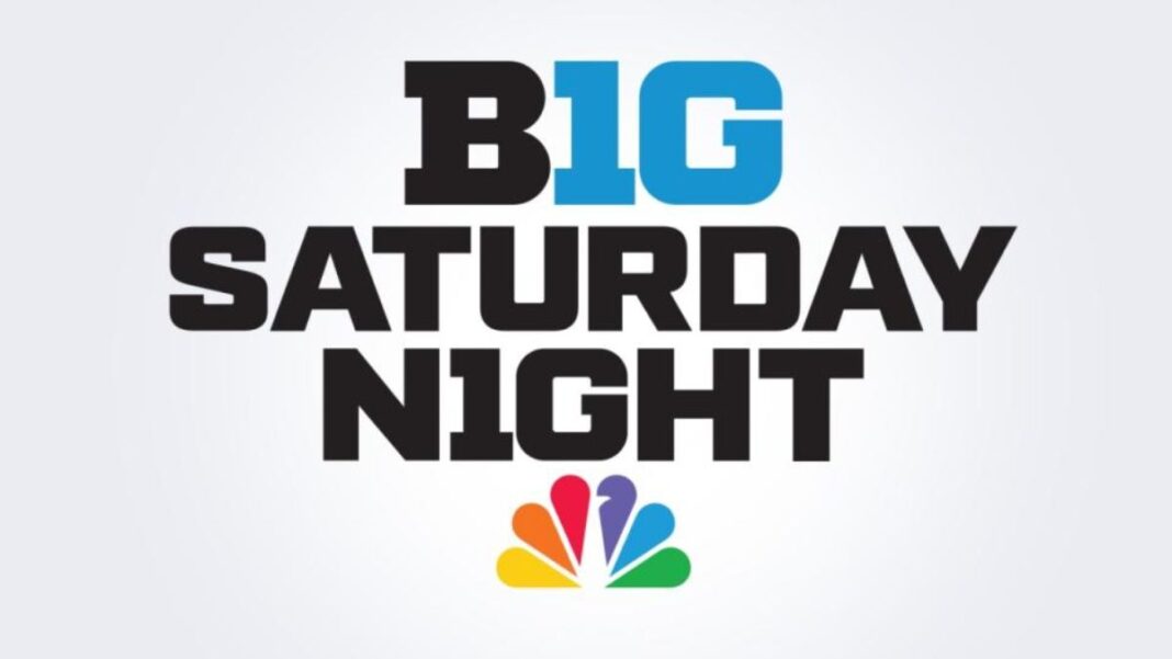 Logo for Big 10 Saturday Night on NBC