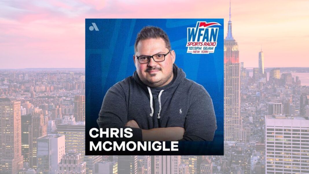 Photo of WFAN host Chris McMonigle