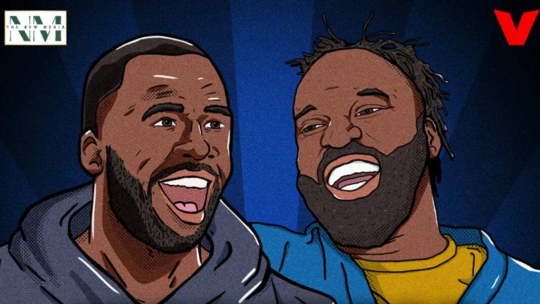 A photo of Draymond Green and Baron Davis