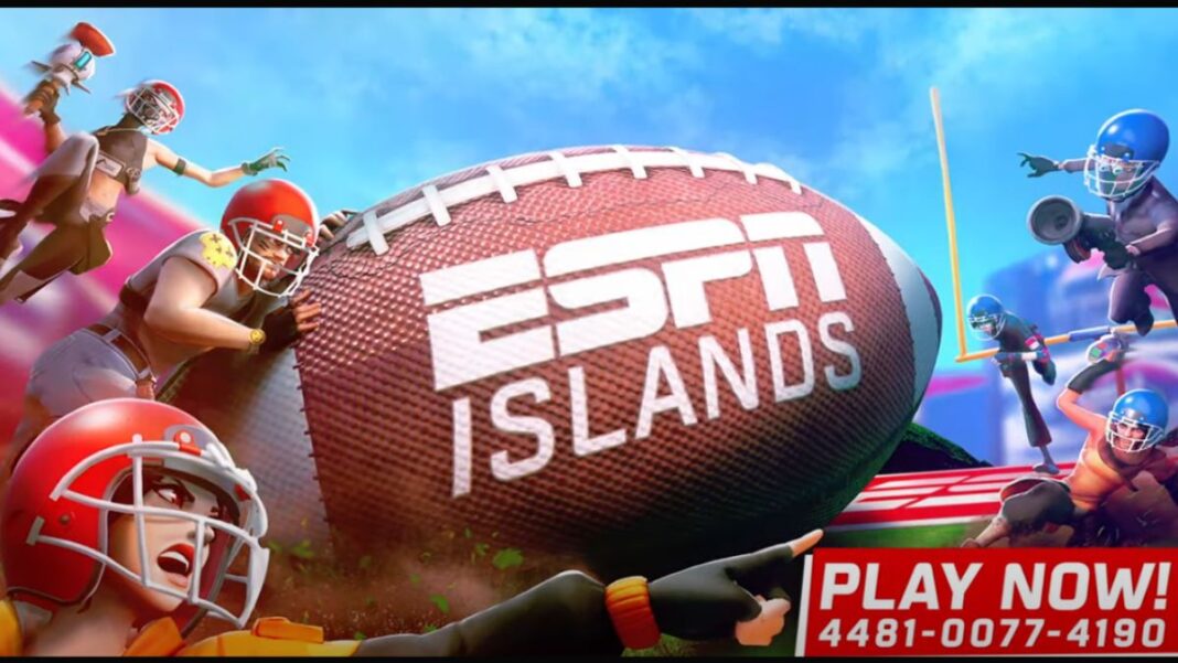 Graphic for ESPN Island on Fortnite