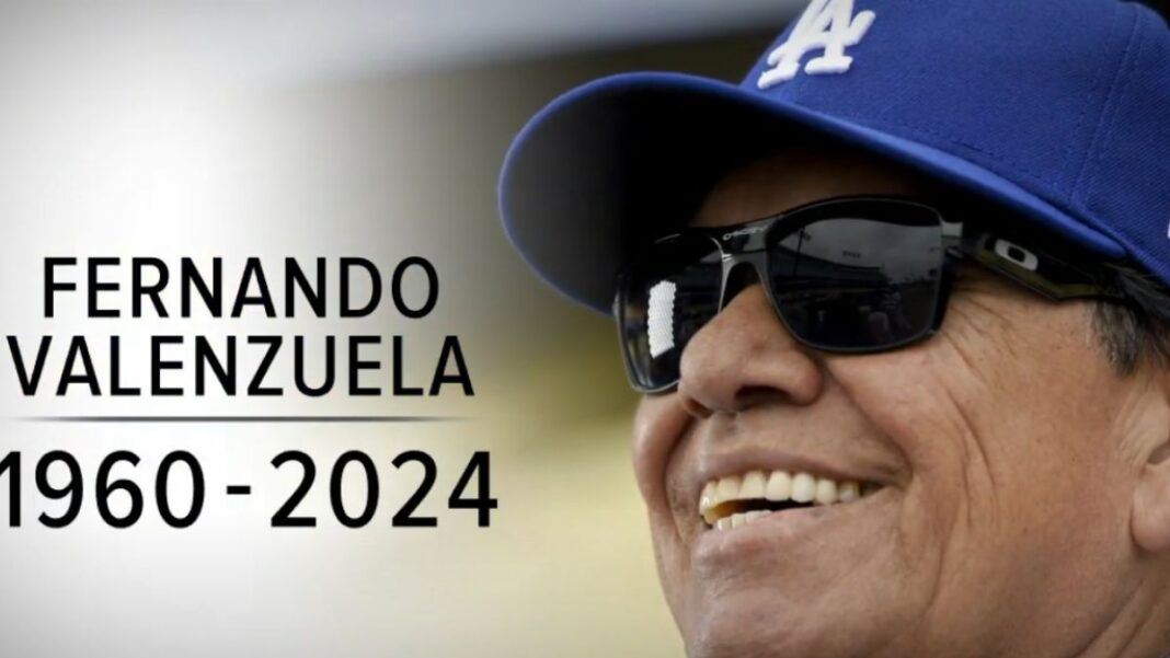 Graphic displaying the years of birth and death for Fernando Valenzuela