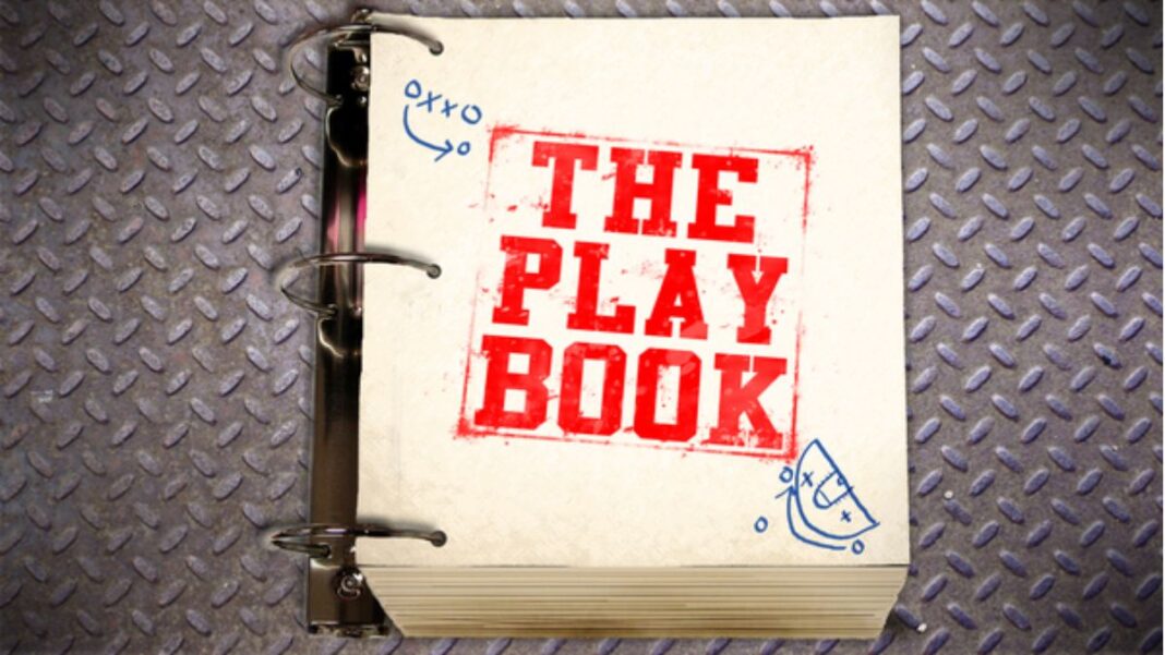 Graphic of a play book