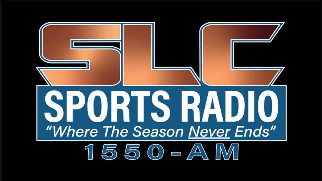 A photo of the SLC Sports Radio logo