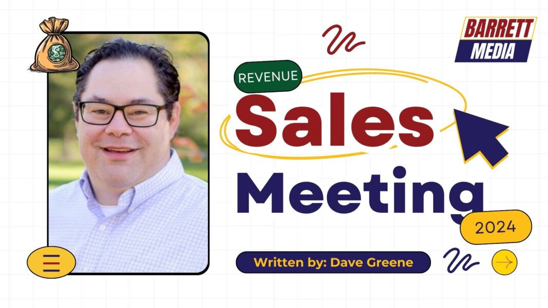 graphic for a sales meeting feature