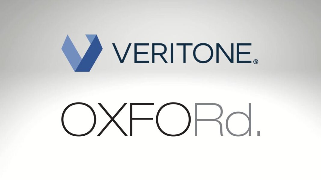 logos for Veritone and Oxford Road