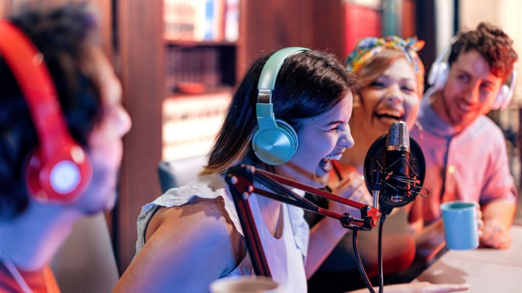 Young People Listen to Radio