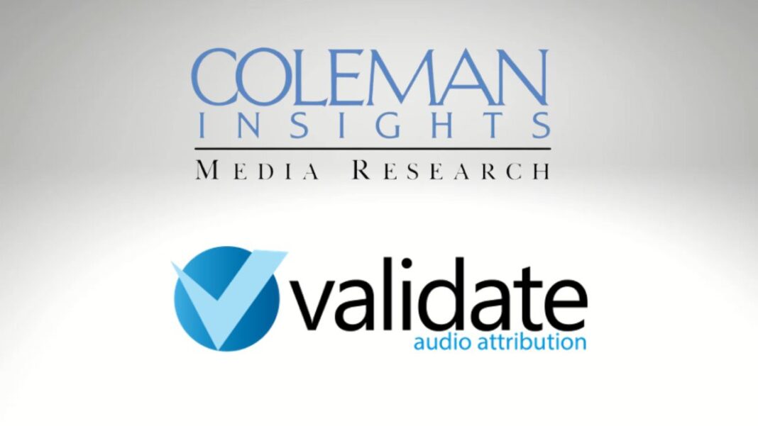 Logos for Coleman Insights and Validate