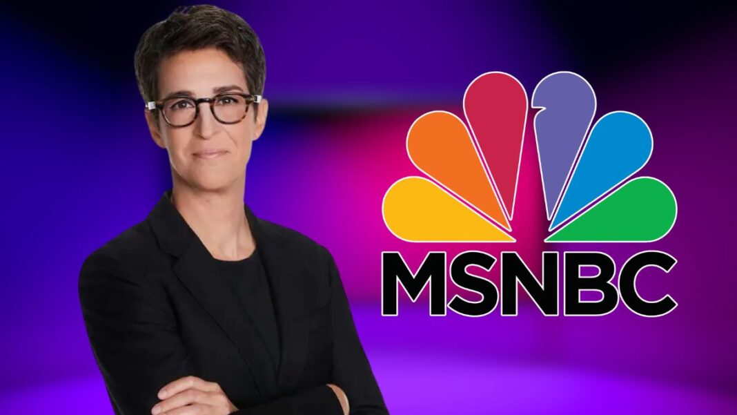 A photo of MSNBC host Rachel Maddow