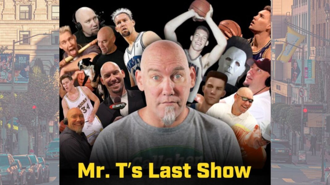 Graphic for Tom Tolbert's last show on KNBR