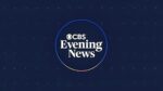 A photo of the CBS Evening News logo