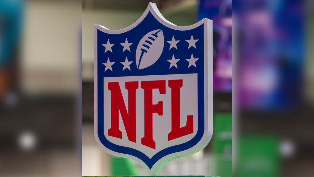 NFL Logo at Media Row