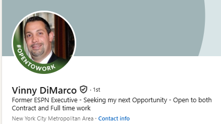 Vinny DiMarco (Via LinkedIn)