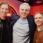 Jamie Horowitz, Colin Cowherd, Logan Swaim (Courtesy The Volume)
