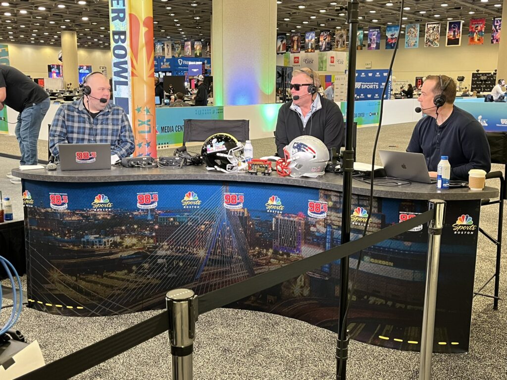98.5 The Sports Hub Radio Row (Barrett Media)