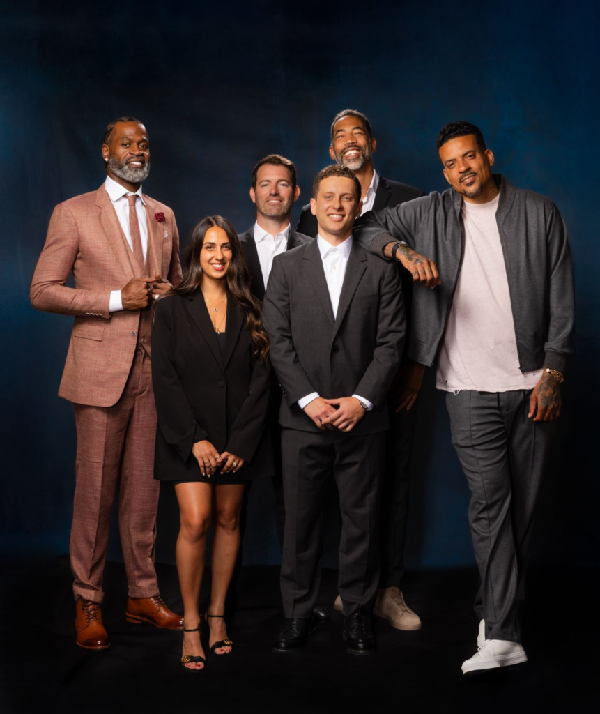 From L: Stephen Jackson, Christina Mizzi, Brian Dailey, Dylan Dreyfuss, Jelani McCoy, Matt Barnes (Photo Courtesy All The Smoke Productions)
