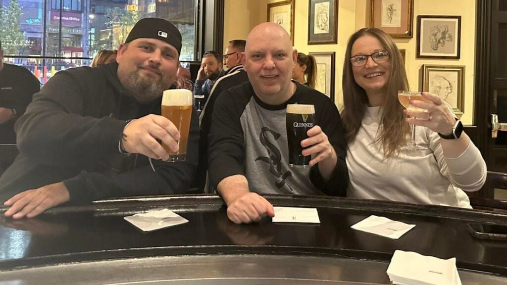 John Mamola, Jason Barrett, Stephanie Eads (Courtesy; Barrett Media)