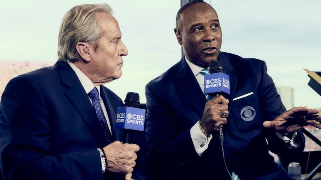 Charles Davis, Brad Nessler (Mary Kouw / CBS Sports)